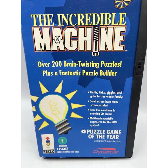 Incredible Machine (Panasonic 3DO, 1994) Long Box, Tested - Picture 2 of 10